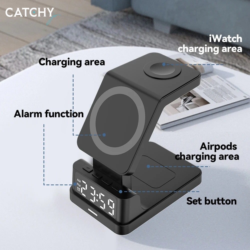 4 in 1 Magnetic Holder Wireless Charger