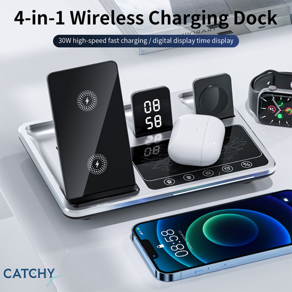 4 in 1 Wireless Smart Charging Dock