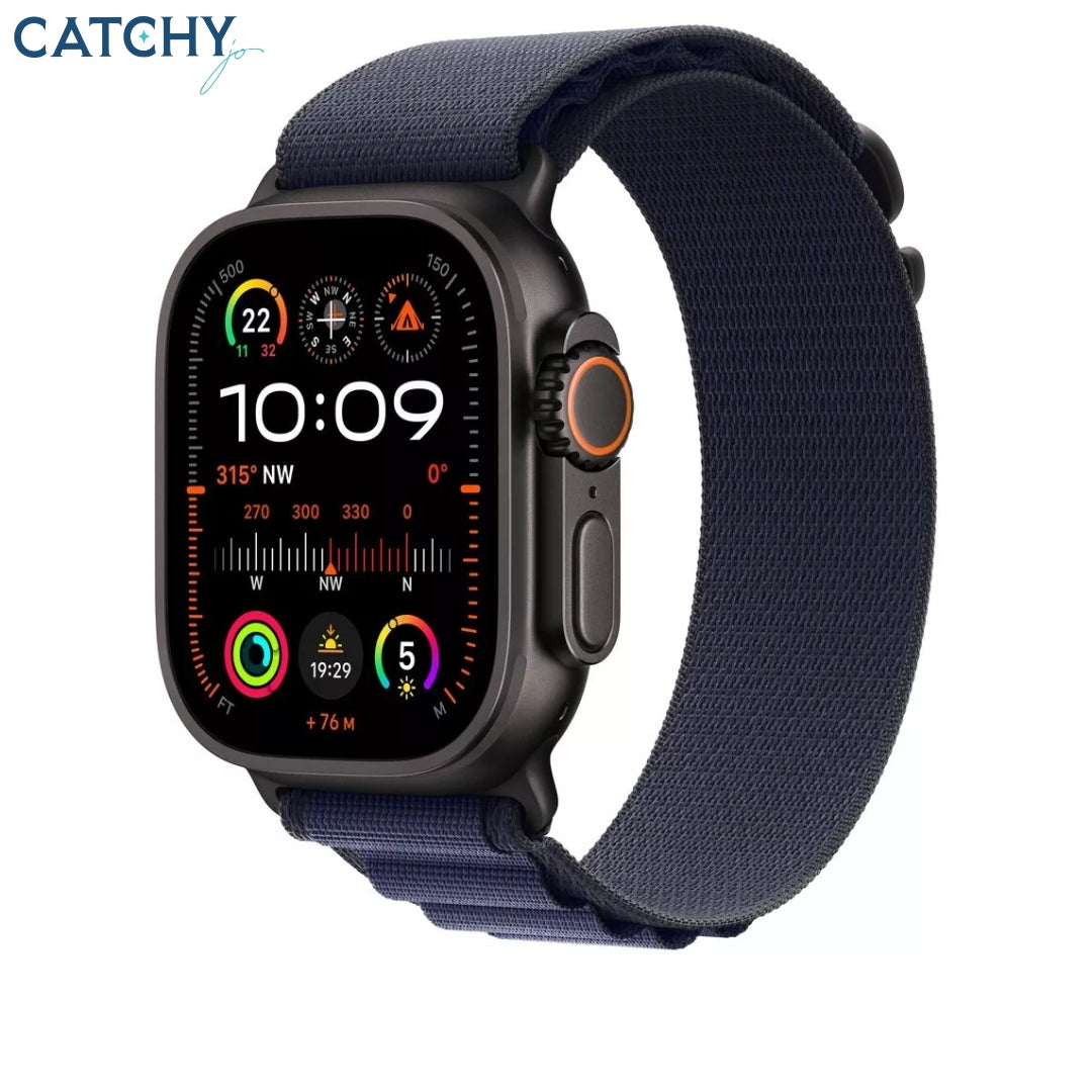 سوار ألباين لـ Apple Watch بمشبك أسود