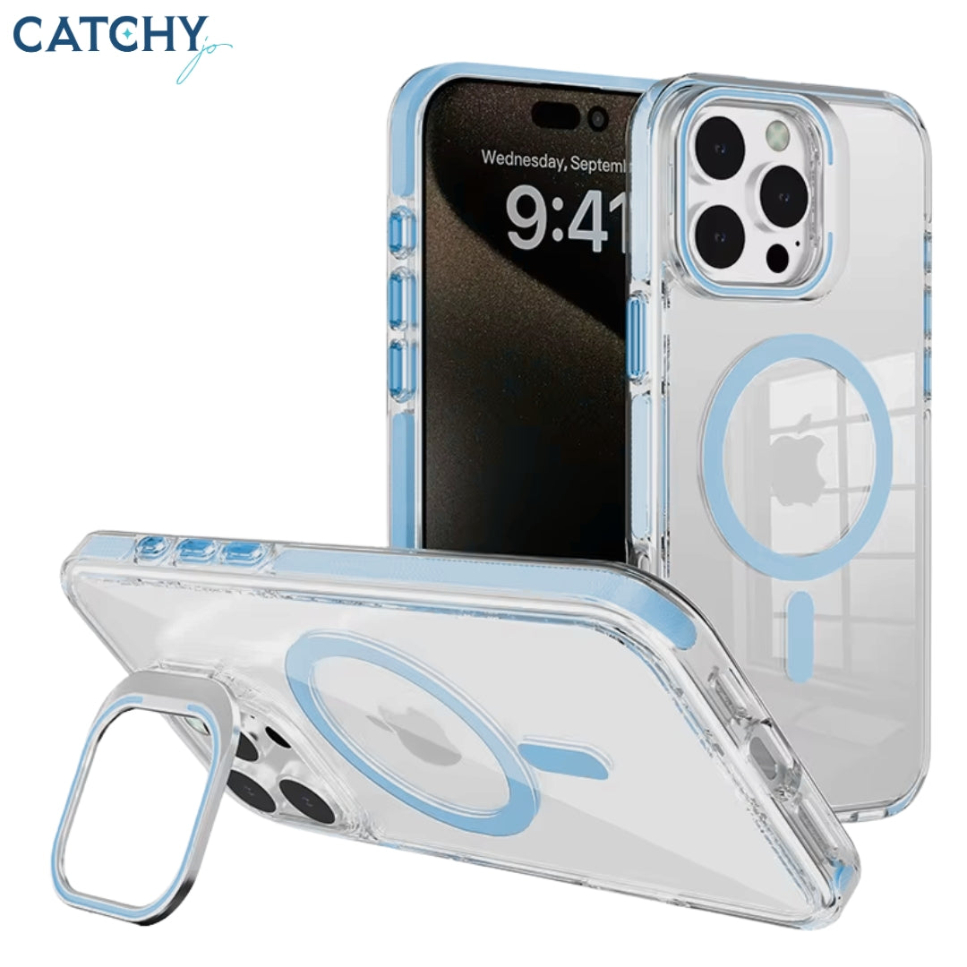 Magnetic Acrylic Transparent iPhone Case | iPhone 17 | iPhone 17 Air | iPhone 17 Pro | iPhone 17 Pro Max | Black | Pink | White | Gray | Blue Magnetic Acrylic Transparent iPhone Case | iPhone 17 | iPhone 17 Air | iPhone 17 Pro | iPhone 17 Pro Max | Black | Pink | White | Gray | Blue