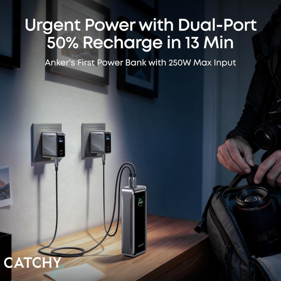 Anker Prime Power Bank 3-Port Portable Charger 26250mAh (300W)