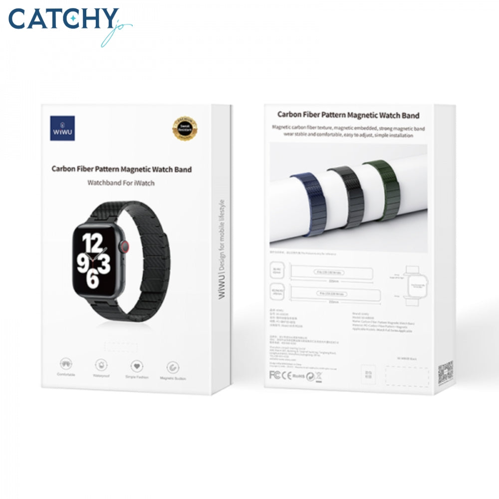 WiWU Carbon Fiber Magnetic Watch Band