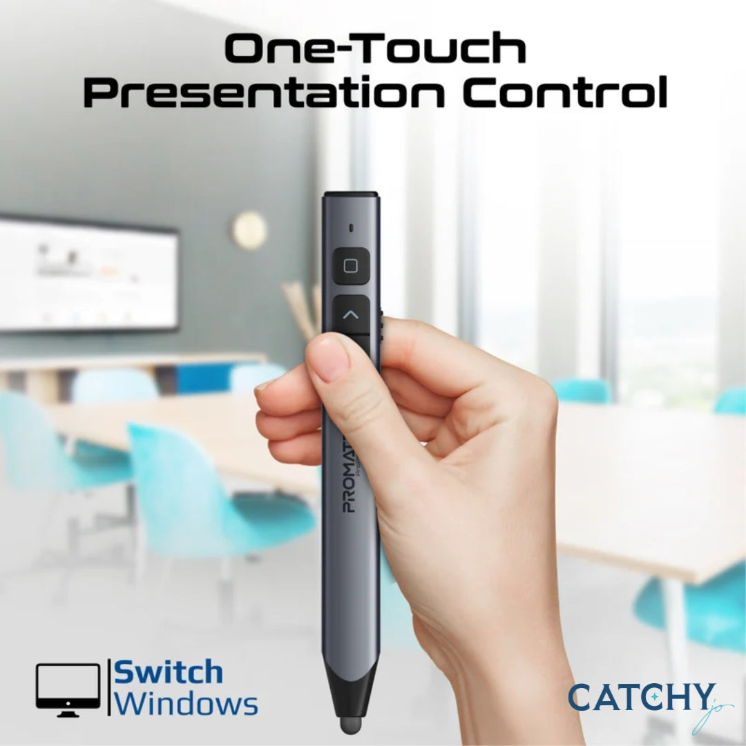 PROMATE ProPointer-S Universal Intuitive Wireless Presenter with Stylus Pen