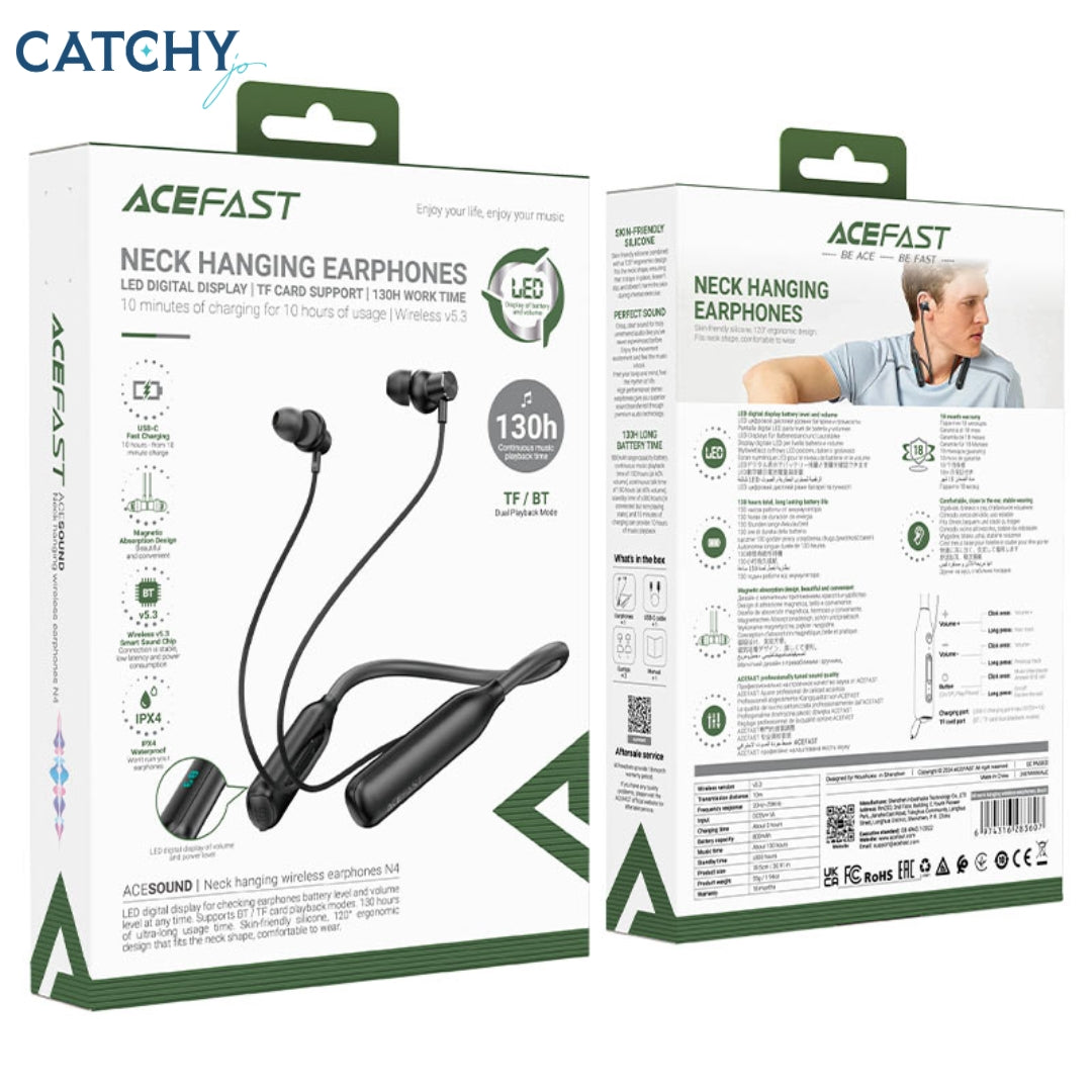 ACEFAST N4 Neck Wireless Earphones
