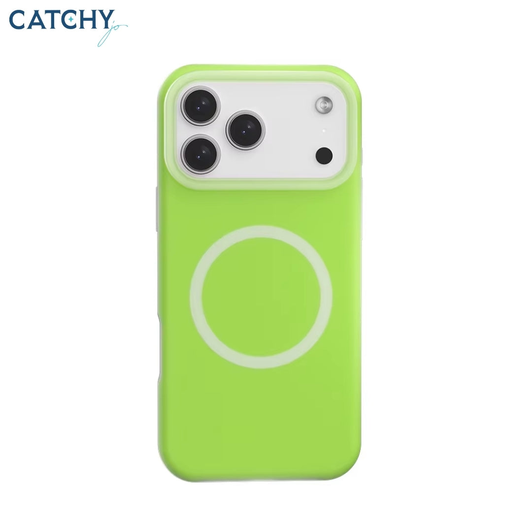 iPhone Jelly Silicone Neon Shockproof Magnetic Case