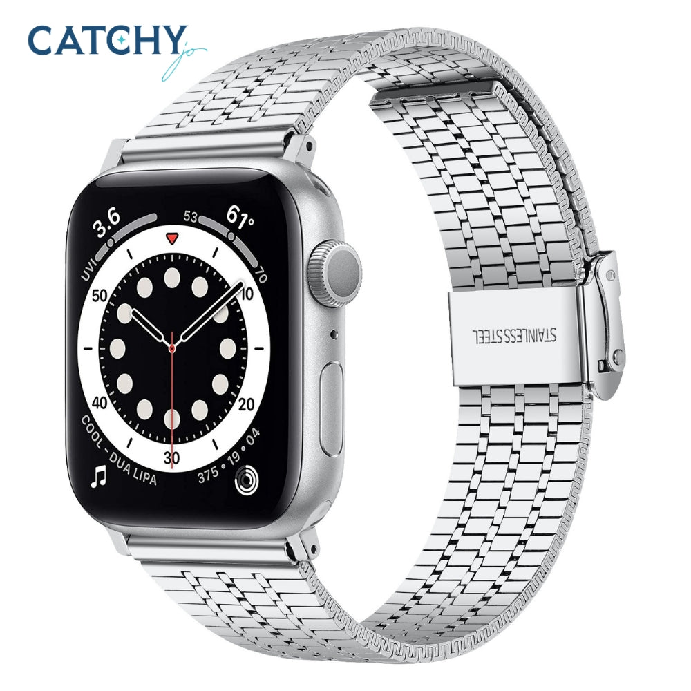 Apple Watch Seven Beads Stainless Steel Band