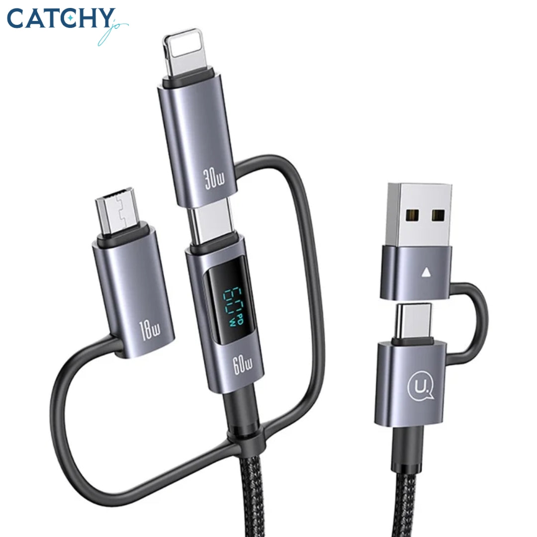 USAMS SJ713 6in1 Digital Display Data Cable 1.2M (60W)