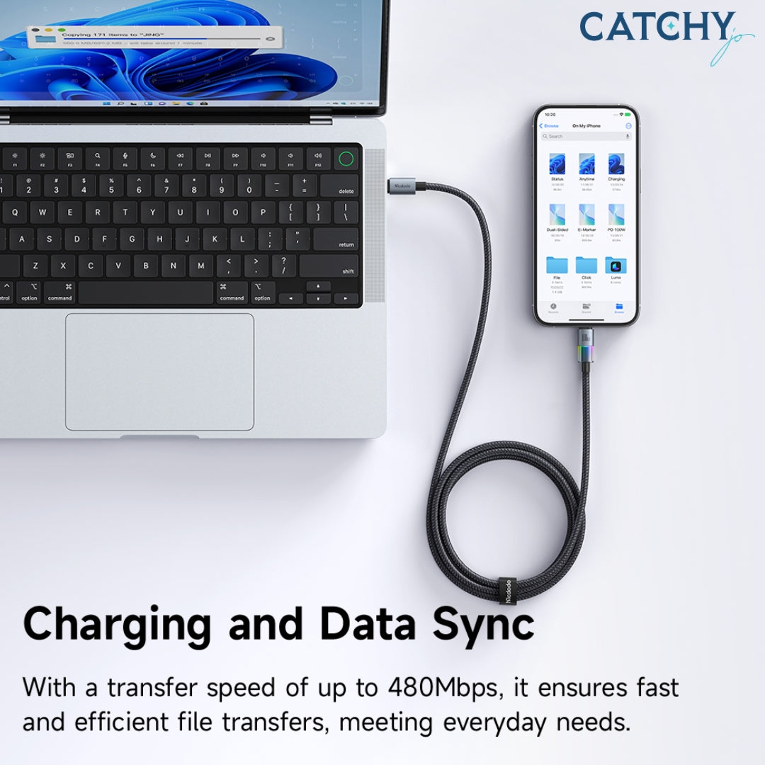 MCDODO CA-8190 USB-C To Lightning Cable (36W)