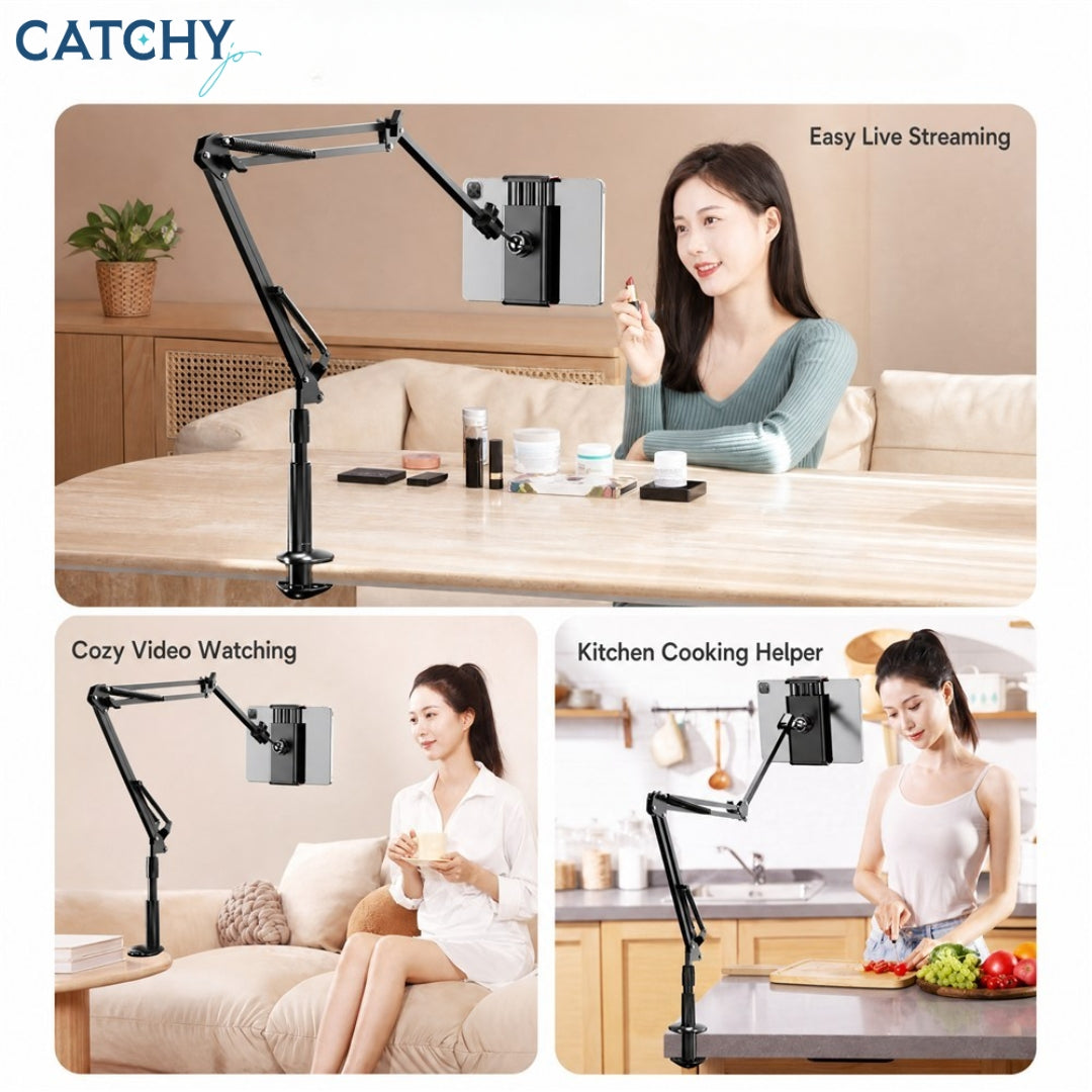 Tablet & Phone Adjustable Desk Stand 360° Rotation
