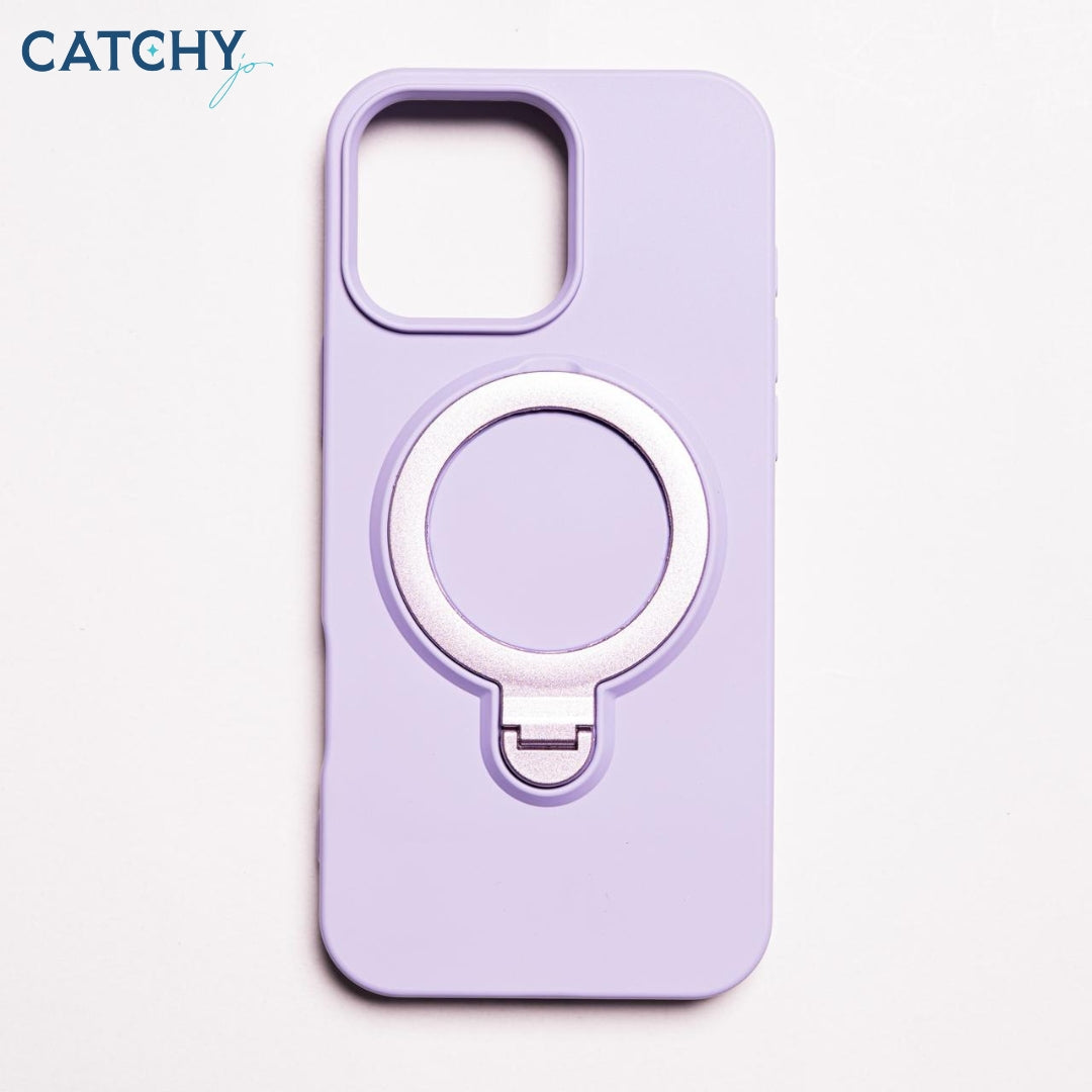 iPhone Silicone Hard Case With Stand