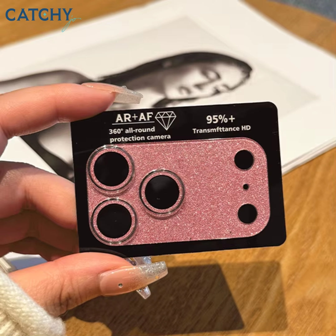 iPhone Air 3D Glitter Camera Lens Protector