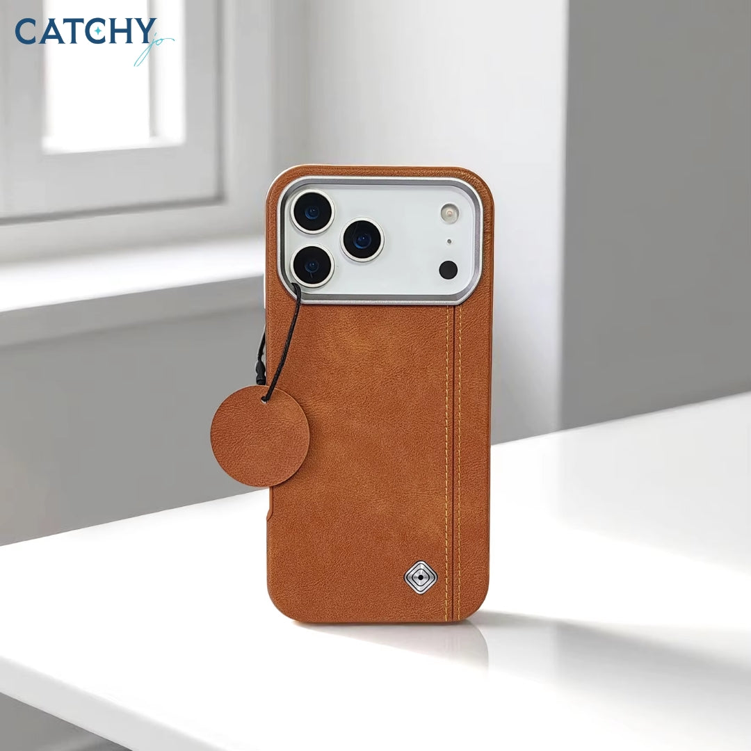 iPhone Luxury Business Artificial Leather Magnetic Case