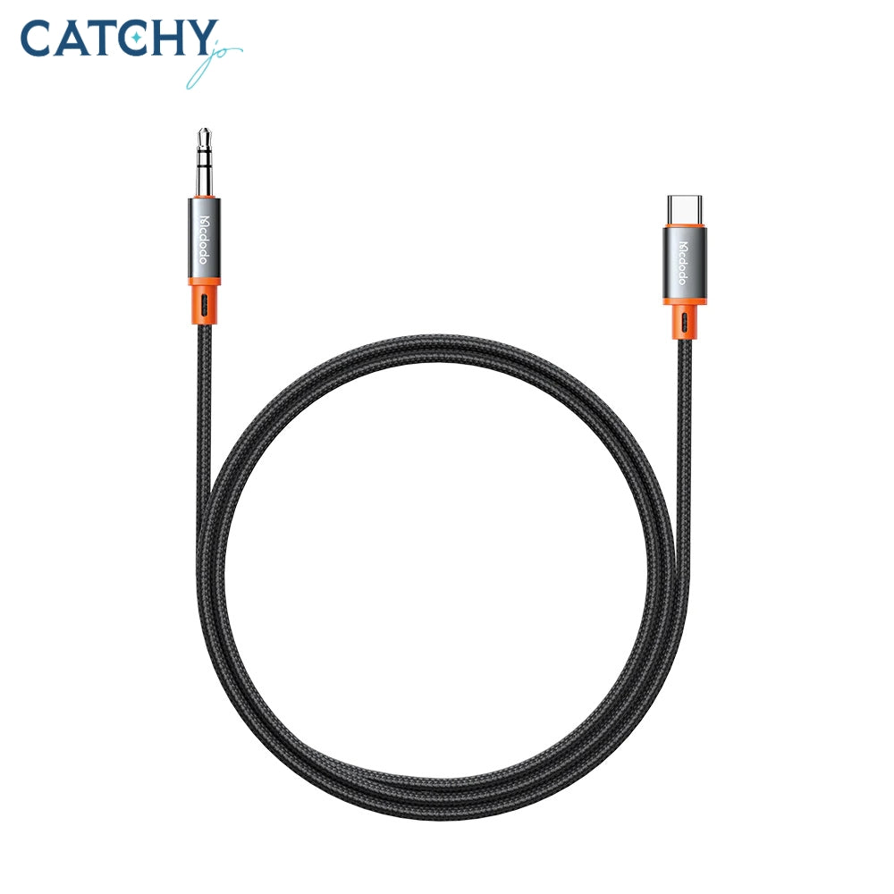 MCDODO CA-0820 USB To Type C to 3.5mm AUX Jack Cable