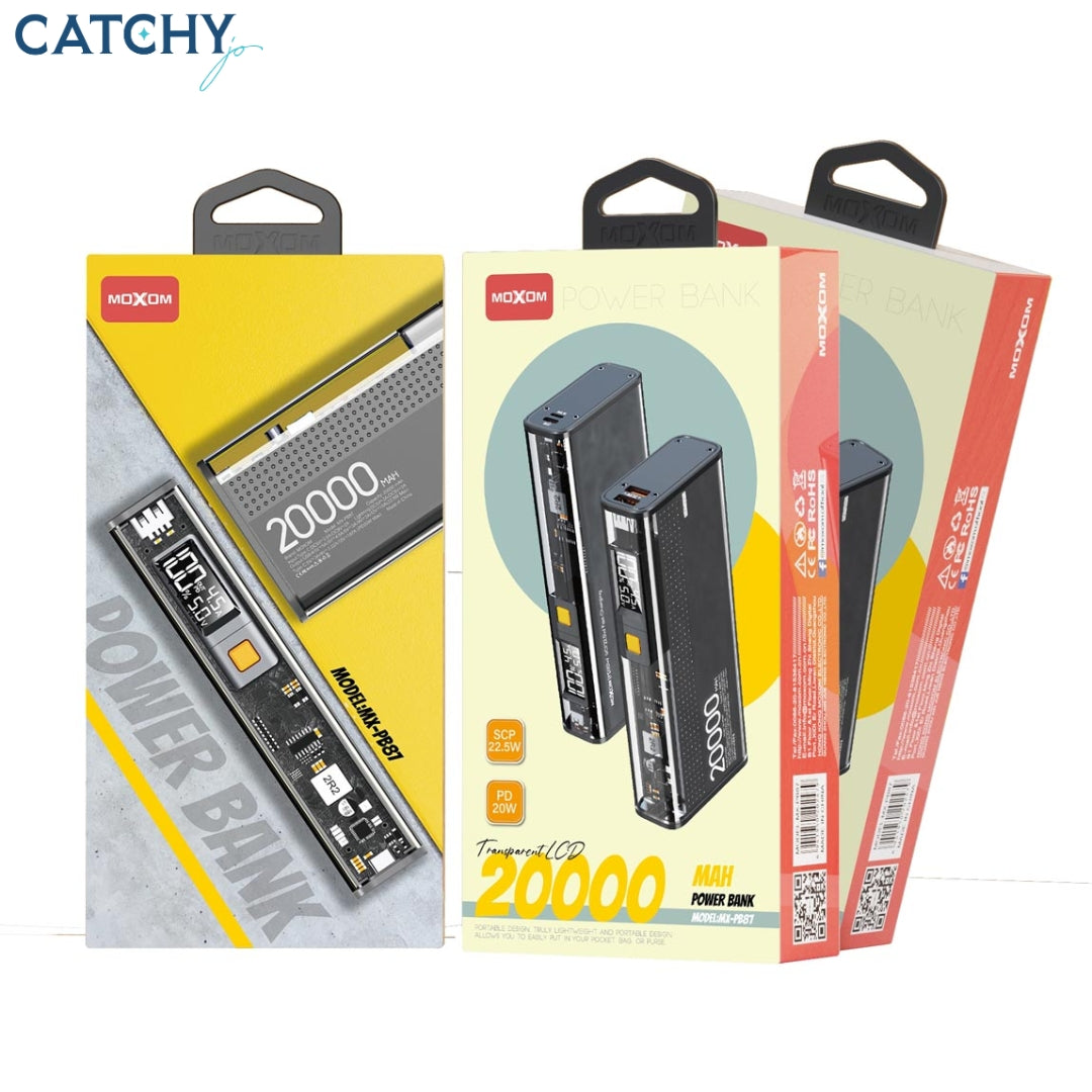 Moxom MX-PB87 Transparent Power Bank (20000mAh) Moxom MX-PB87 Transparent Power Bank (20000mAh)
