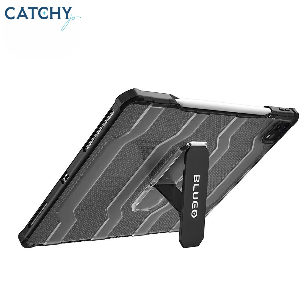 BLUEO iPad Sleeve Foldable Stand Case With Magnetic Pencil Holder