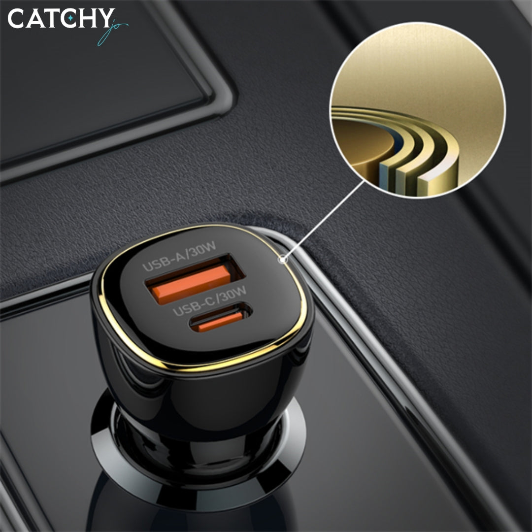 LDNIO C103 PD QC Super Fast Car Charger (60W)