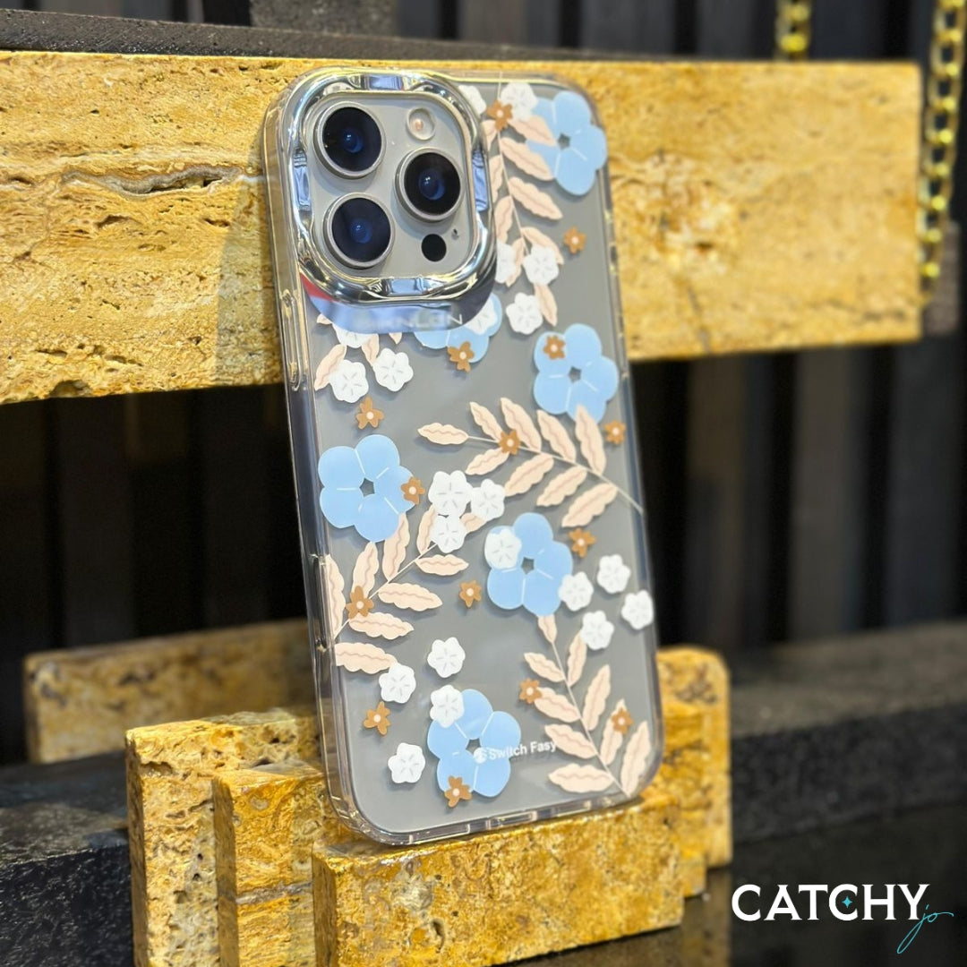 iPhone Hard Colorful Flower Case