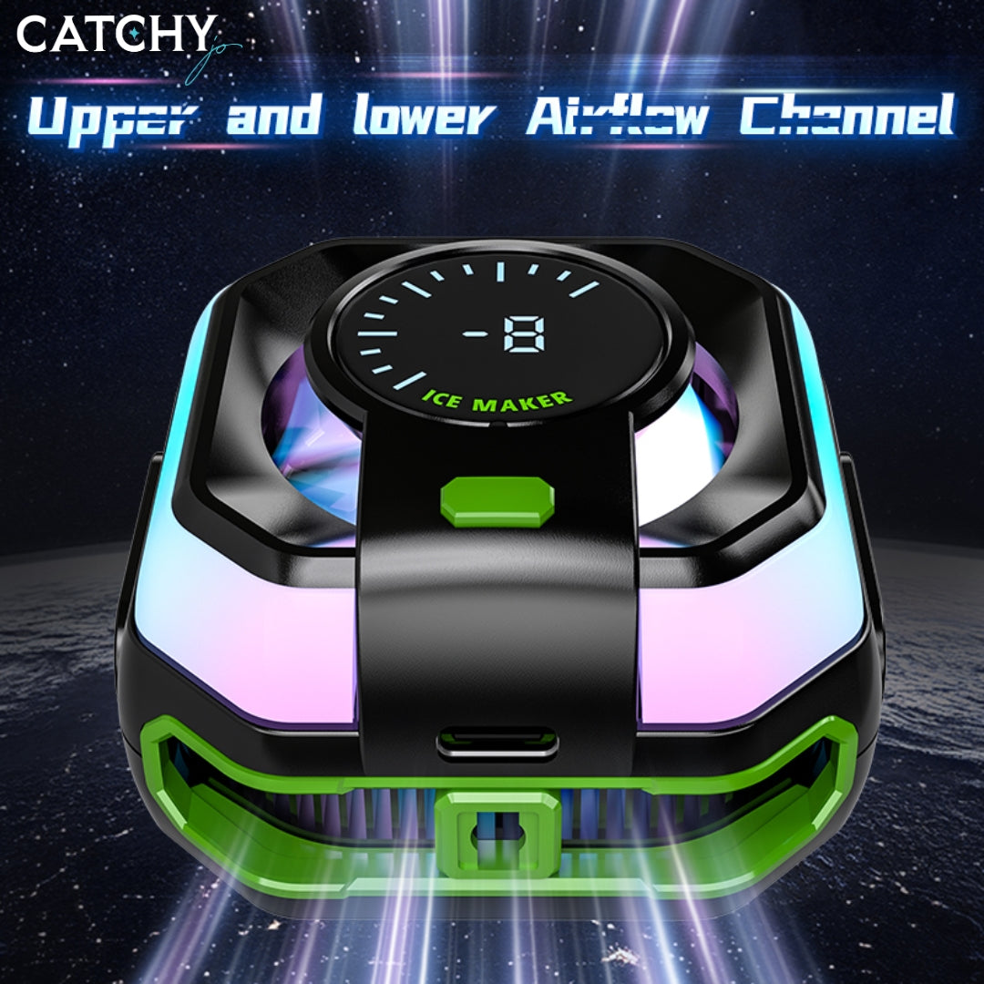 JS86 Digital Display Freeze & Magnetic Semiconductor Mobile Phone Cooler