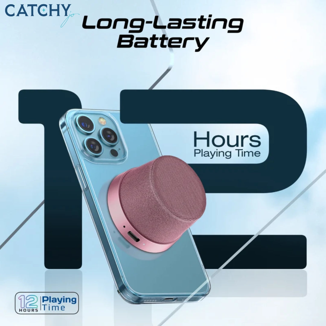 PROMATE Punch Mini Bluetooth Speaker With MagSafe Compatible Base