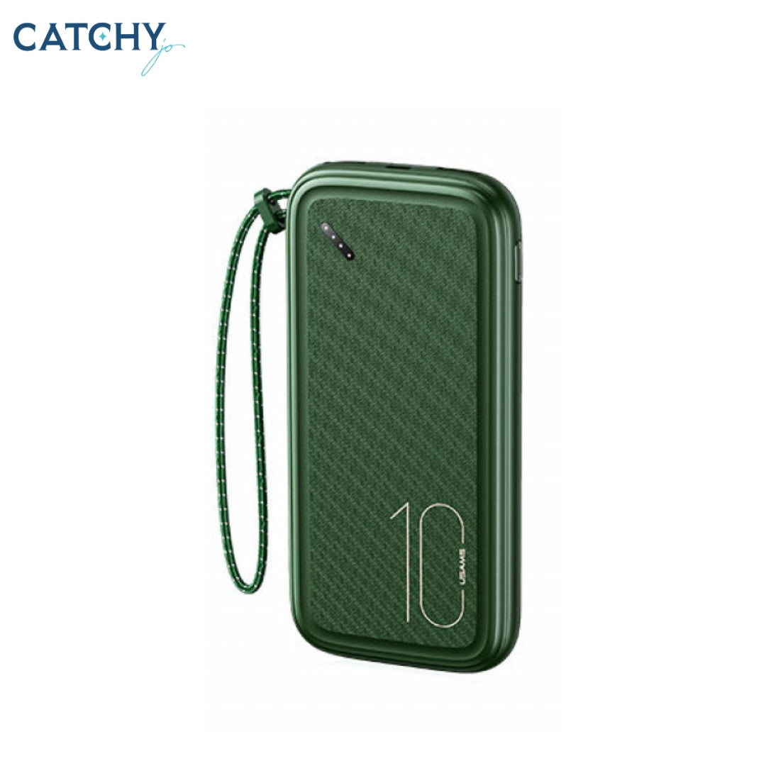 USAMS US-CD150 شاحن متنقل مع حبل (10000mAh)
