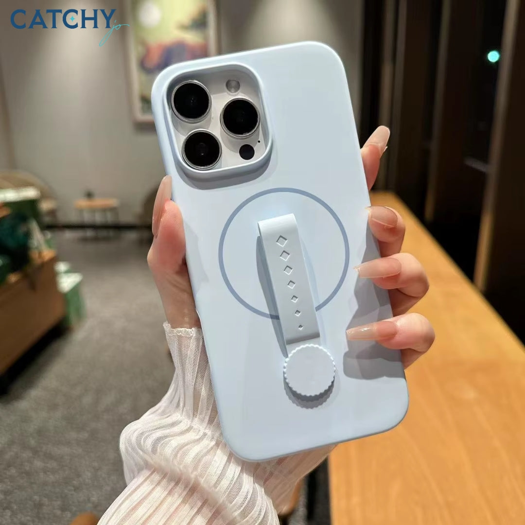 Silicone Magnetic Portable Function iPhone Case