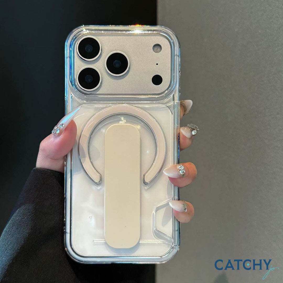 Luxury Card Holder Clear iPhone Case
