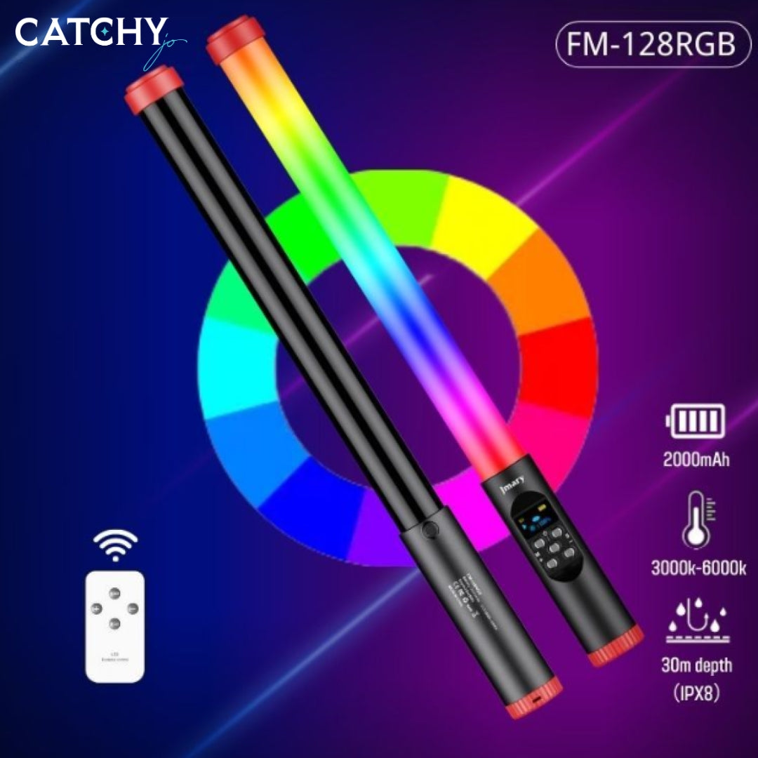 JMARY FM-128RGB Waterproof RGB LED Light Wand With Remote