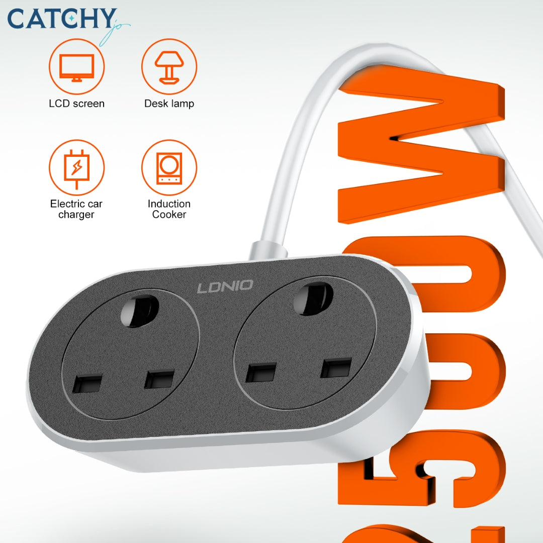 LDNIO SK2097 High Power Strip Socket (2500W) LDNIO SK2097 High Power Strip Socket (2500W)