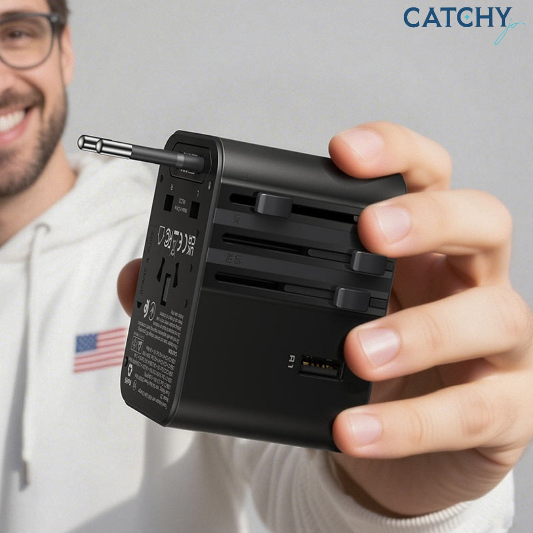 ACEFAST Z8 (3xUSB-C+2xUSB-A) Charging Adapter