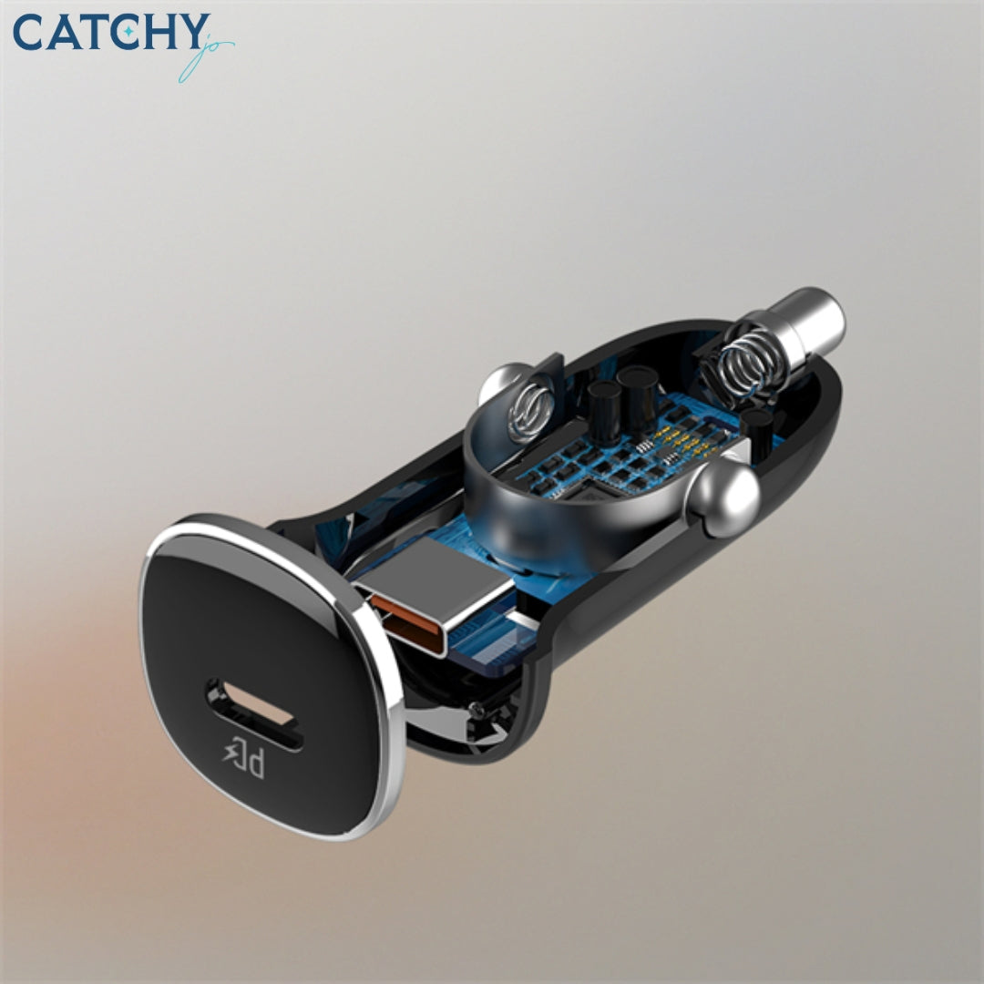 LDNIO C106 PD Super Fast Car Charger (30W)