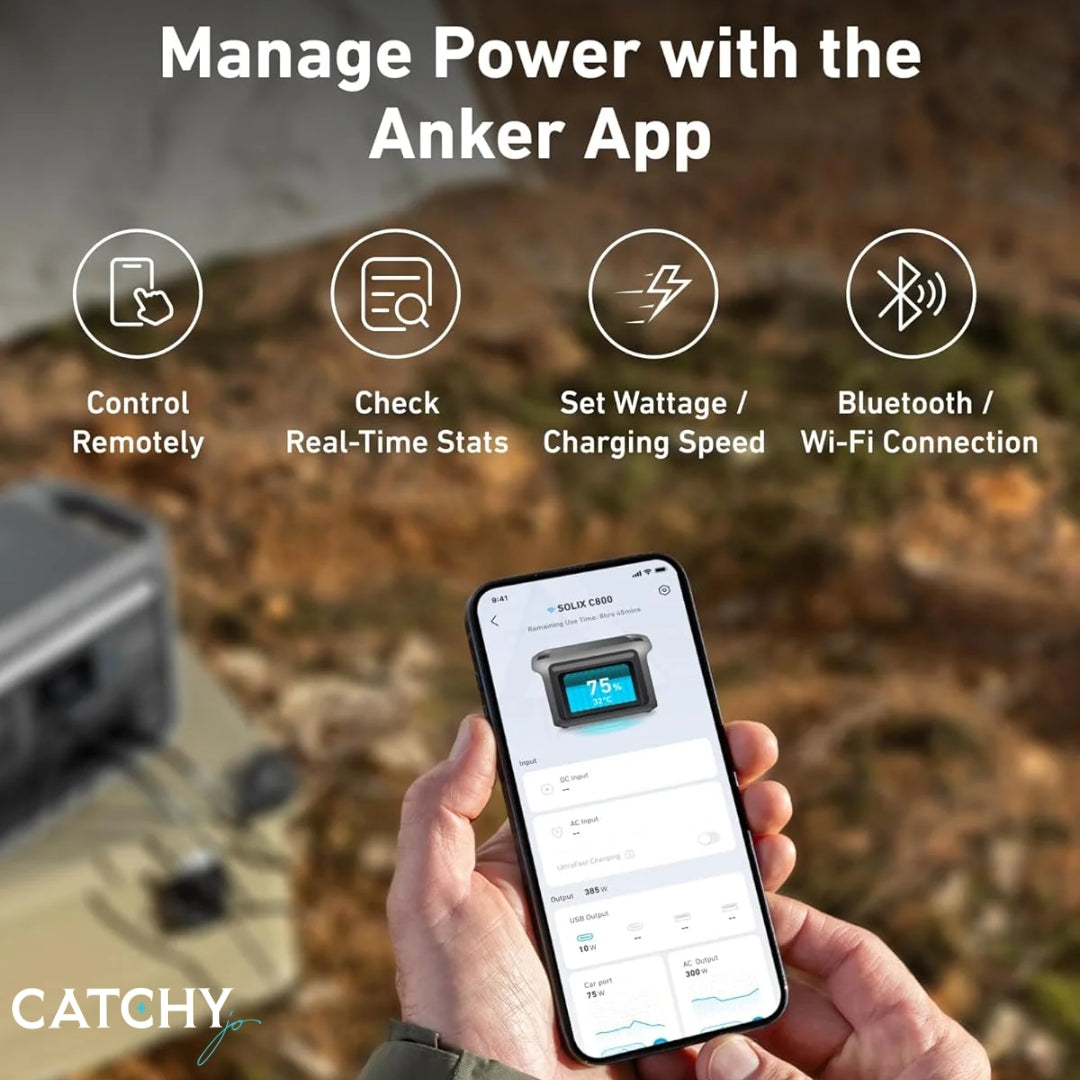 Anker Solix C800 Portable Power Station (1200W)