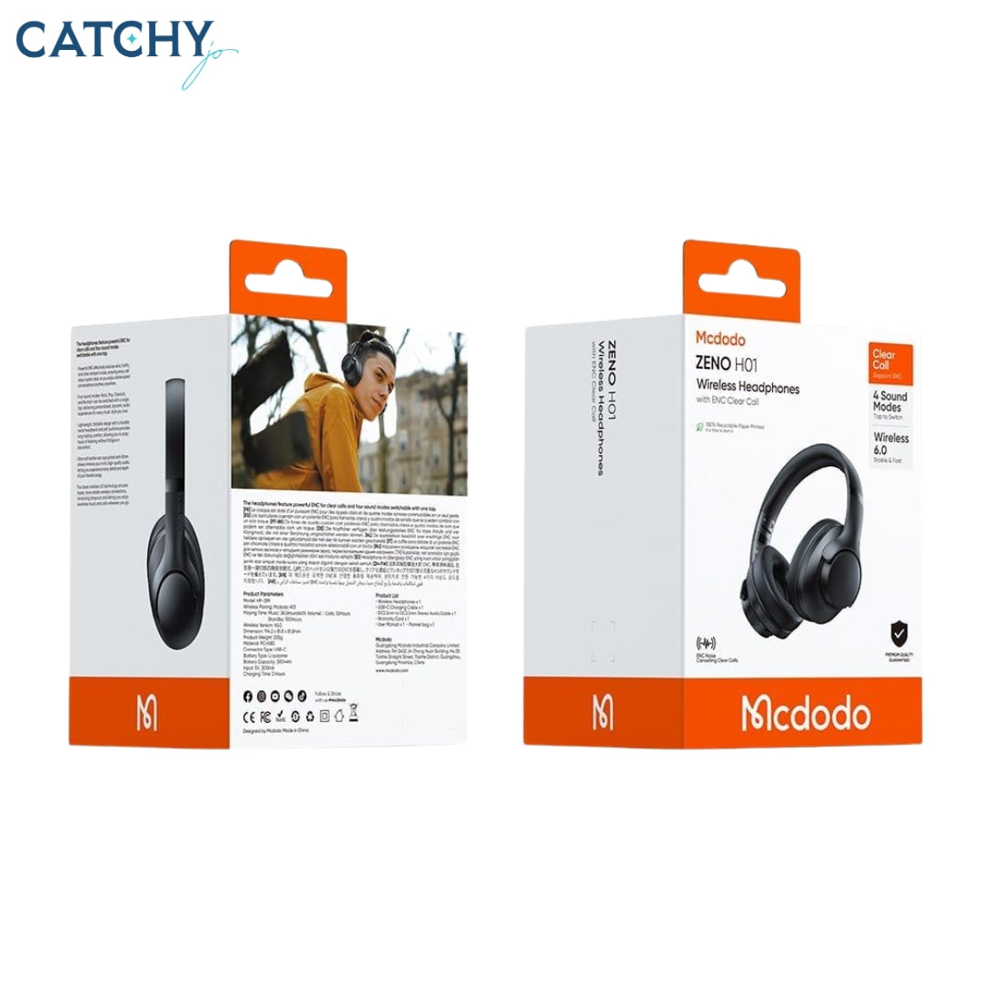 MCDODO ZENO H01 Wireless Over-Ear Headphones
