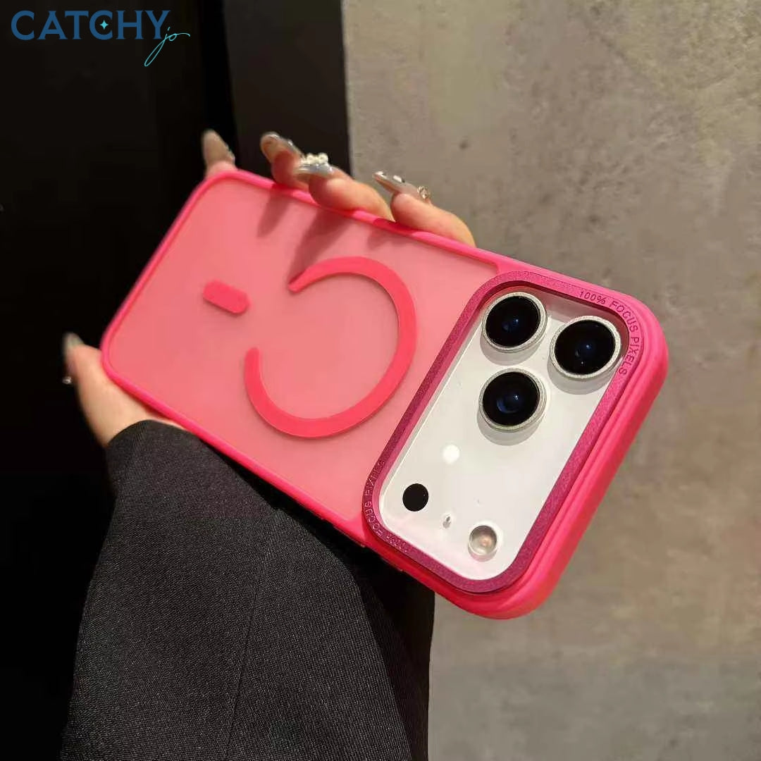 Acrylic Matte Magnetic Wireless Charge iPhone Case