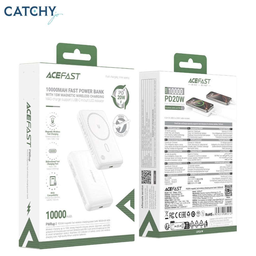 ACEFAST M26 Magnetic Fast Wireless Charge Power Bank (10000mAh)