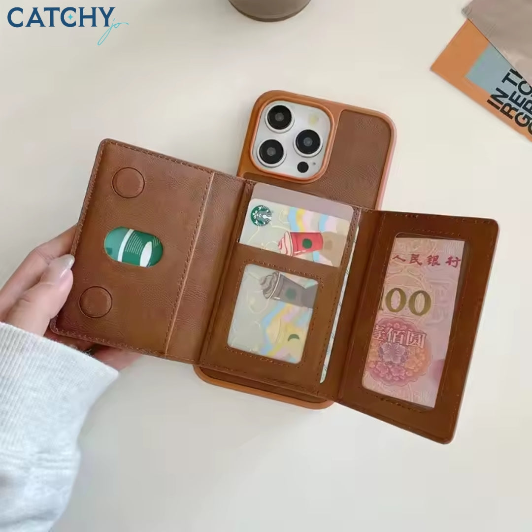 PU Leather Magnetic Phone Wallet