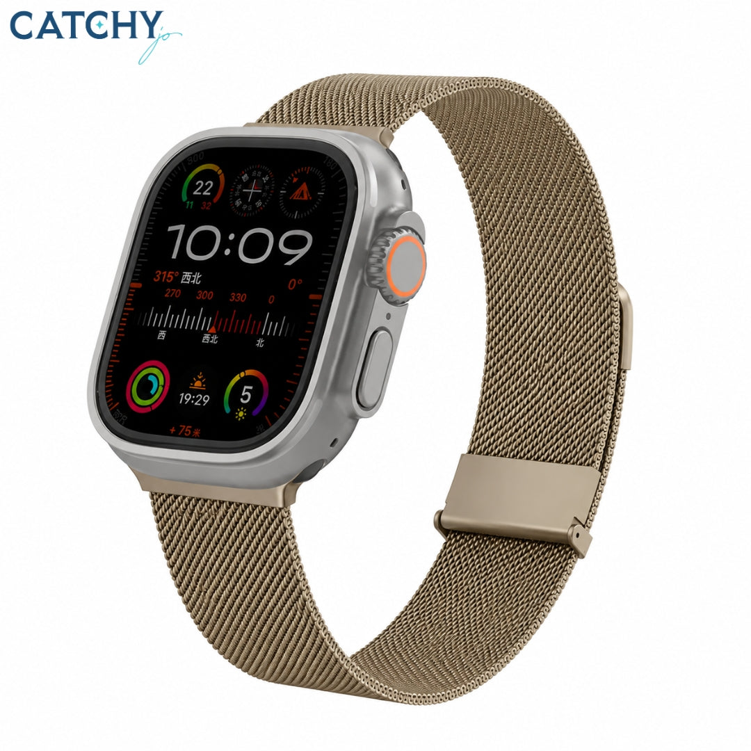 WiWU WB302 MagFlex Secure Magnetic Mesh Watch Band for Apple Watch