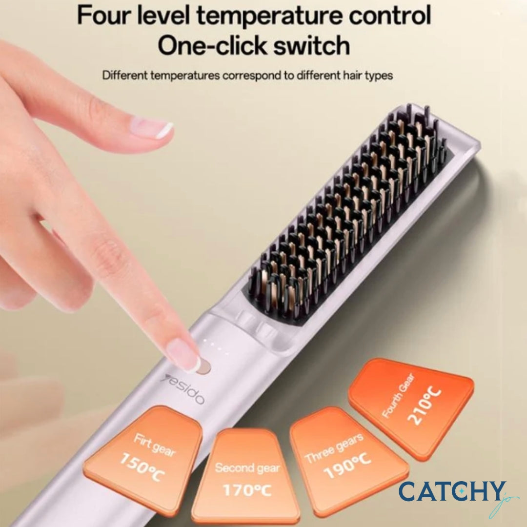YESIDO MG33 Smart Hair Straightener Brush