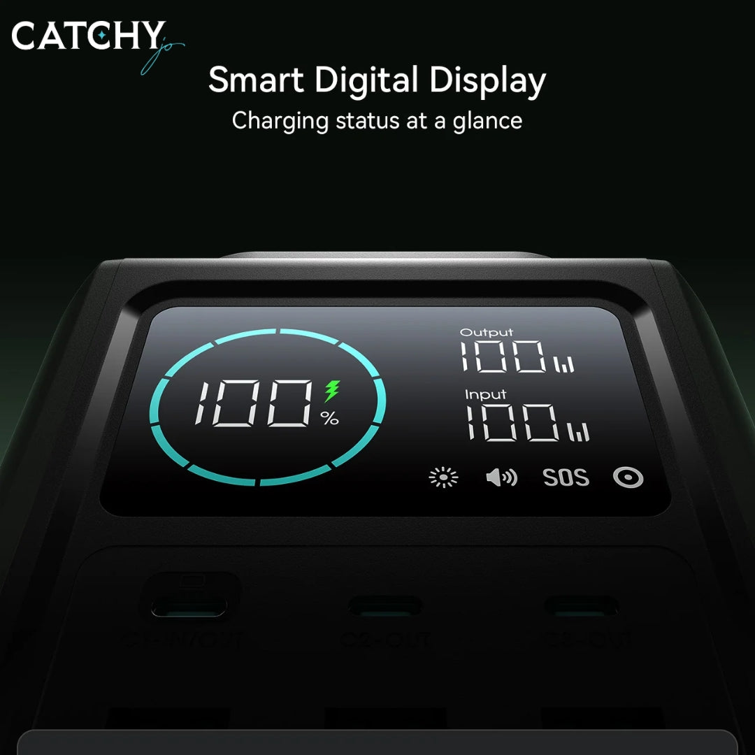 JOYROOM JR-PBF10  Power Bank With Retractable Light (75000mAh)