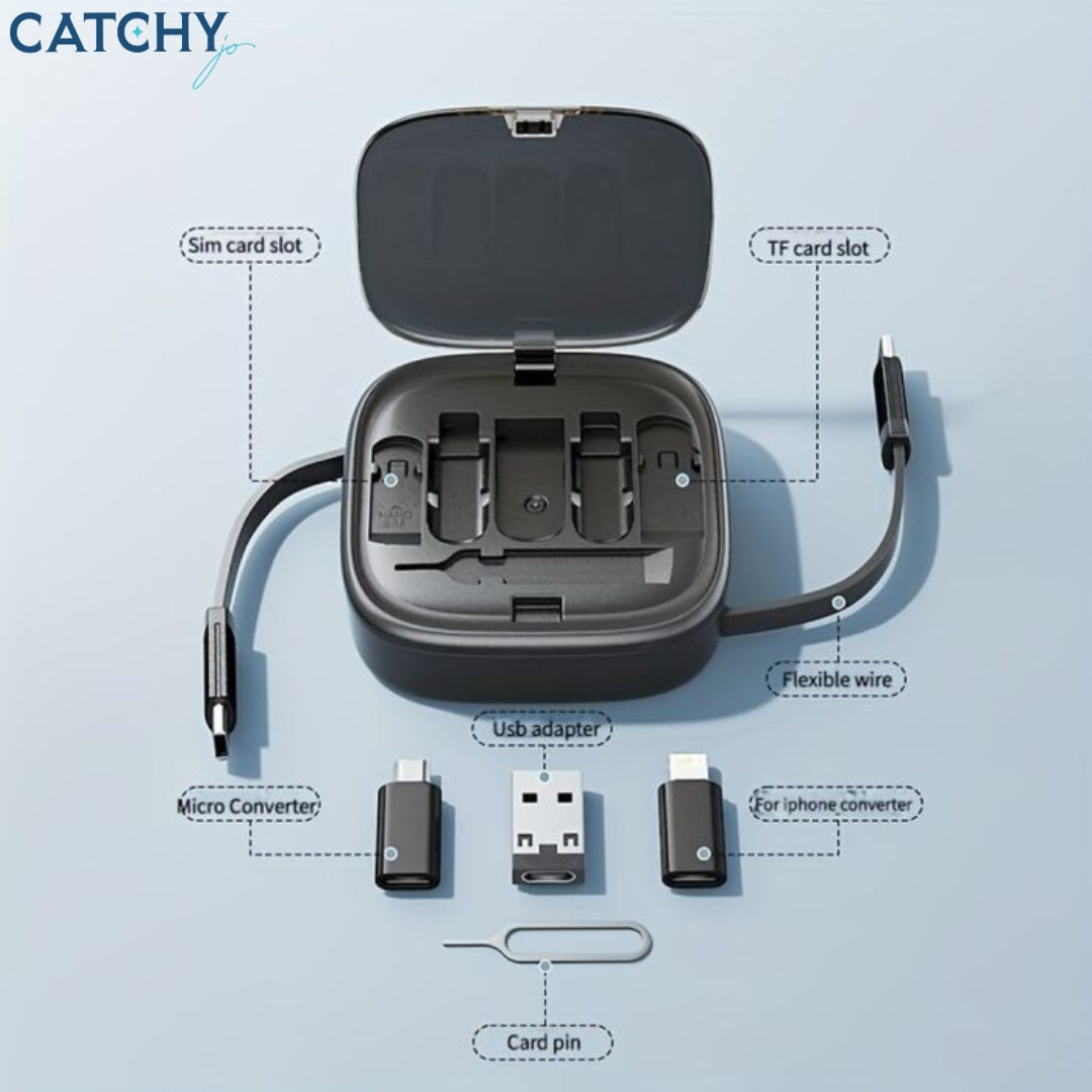 Moxom LX-XB878 Data Cable Set With Connectors (60W)