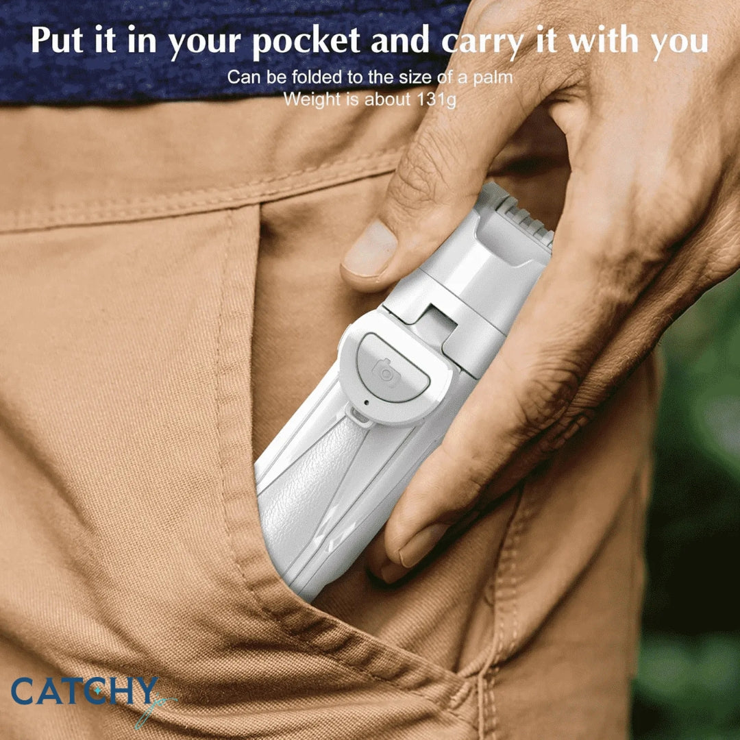 JMARY MT-18 Mini Selfie Stick With Bluetooth Remote | Black | White JMARY MT-18 Mini Selfie Stick With Bluetooth Remote | Black | White