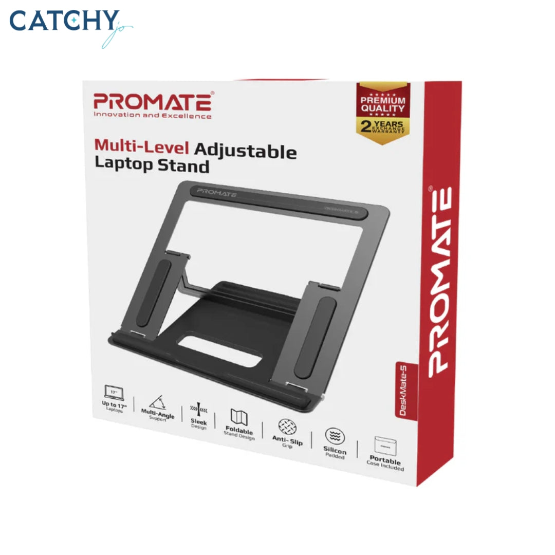 PROMATE DeskMate-5 حامل لابتوب متعدد المستويات وقابل للتعديل