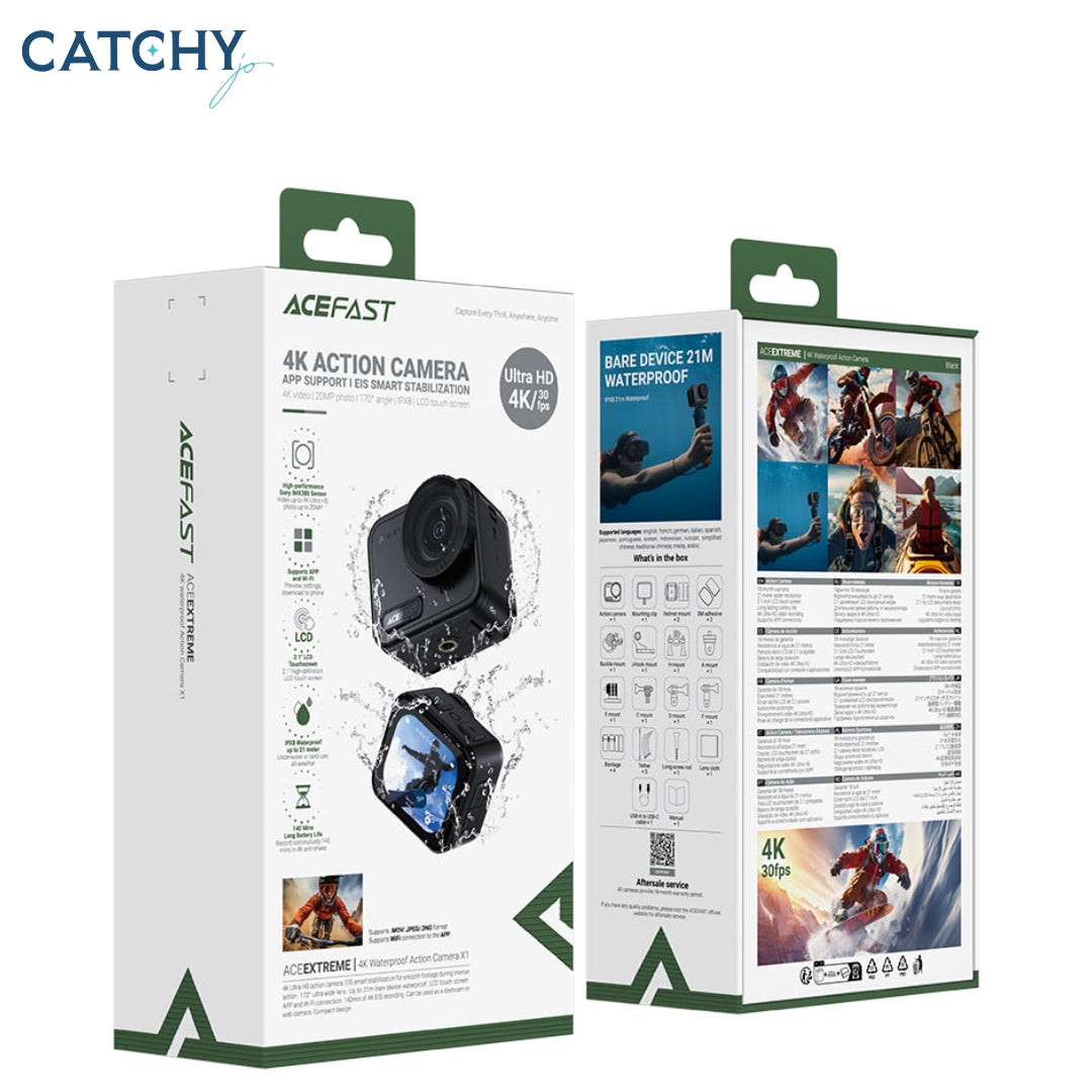 ACEFAST X1 4K Action Camera