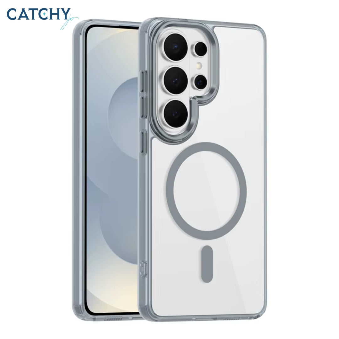 Samsung Clear Transparent Shockproof Magnetic Case