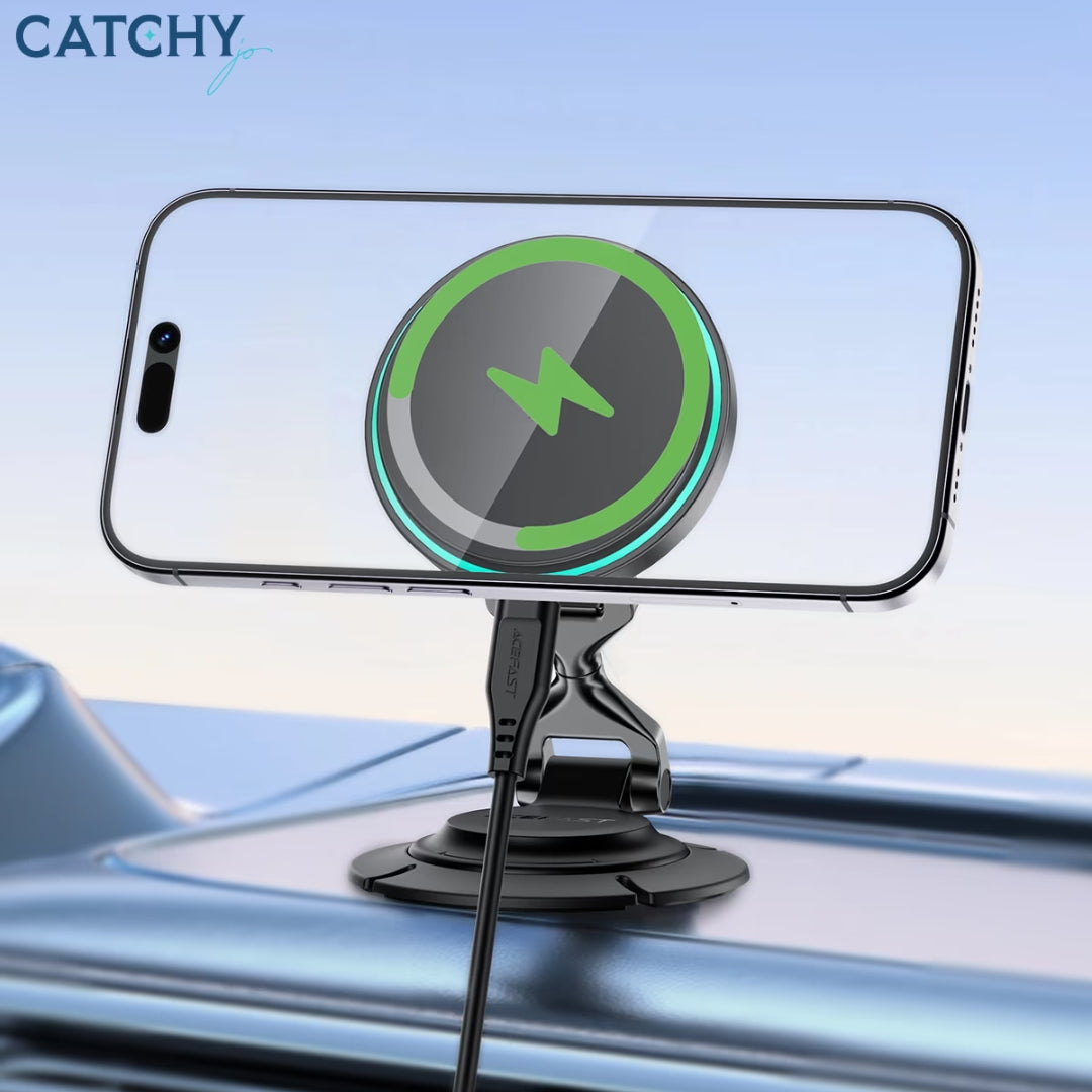 ACEFAST D65 Fast Wireless Charger Magnetic Car Holder