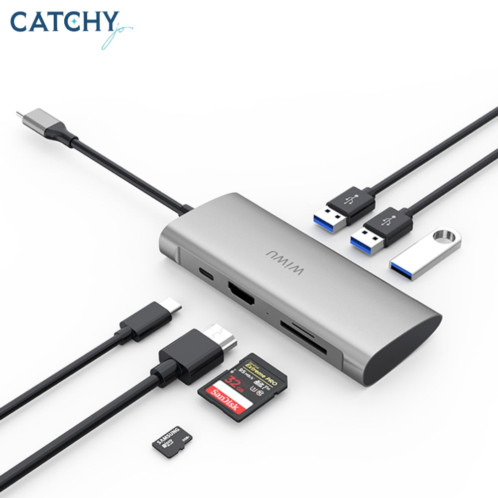 WiWU Alpha 7 IN 1 USB-C Hub