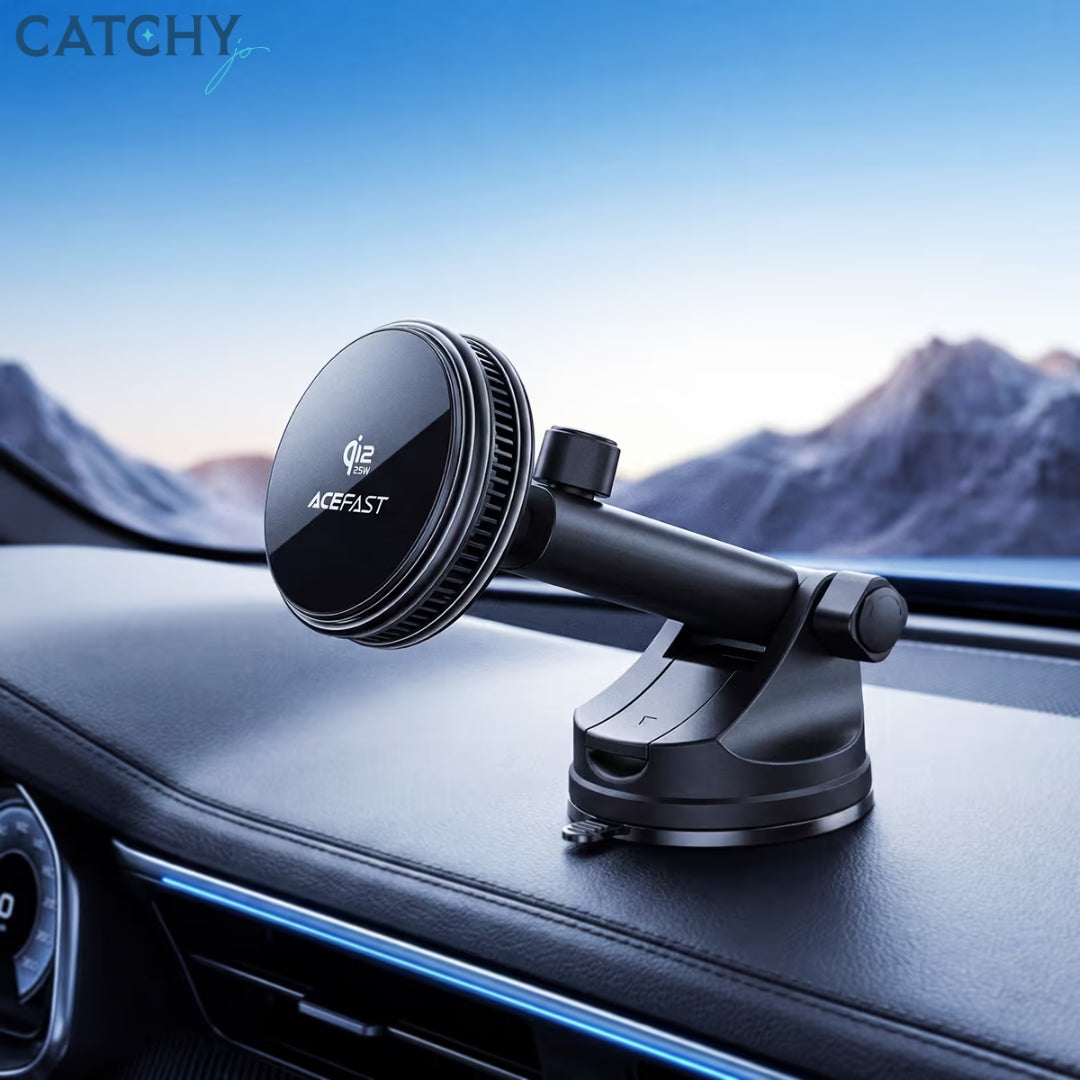 ACEFAST D67 Fast Qi2 Wireless Charger Magnetic Car Holder
