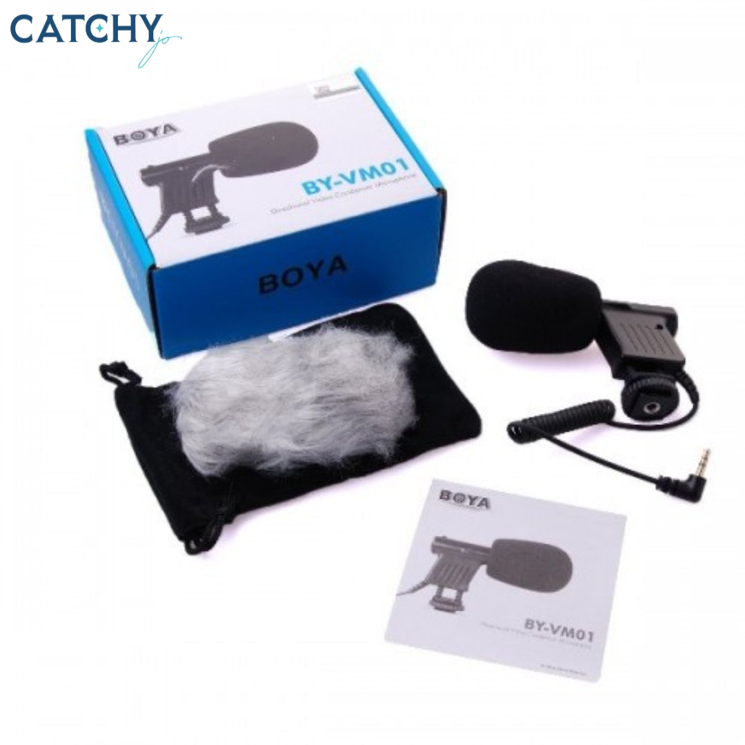 BOYA BY-VM01 Video Camcorder Condenser Microphone