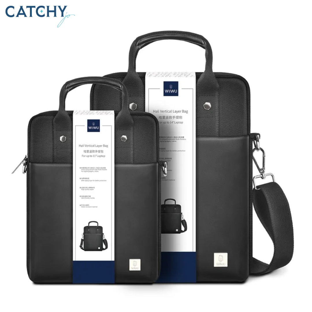 WiWU Hali حقيبة كتف ويد عمودية للابتوب
