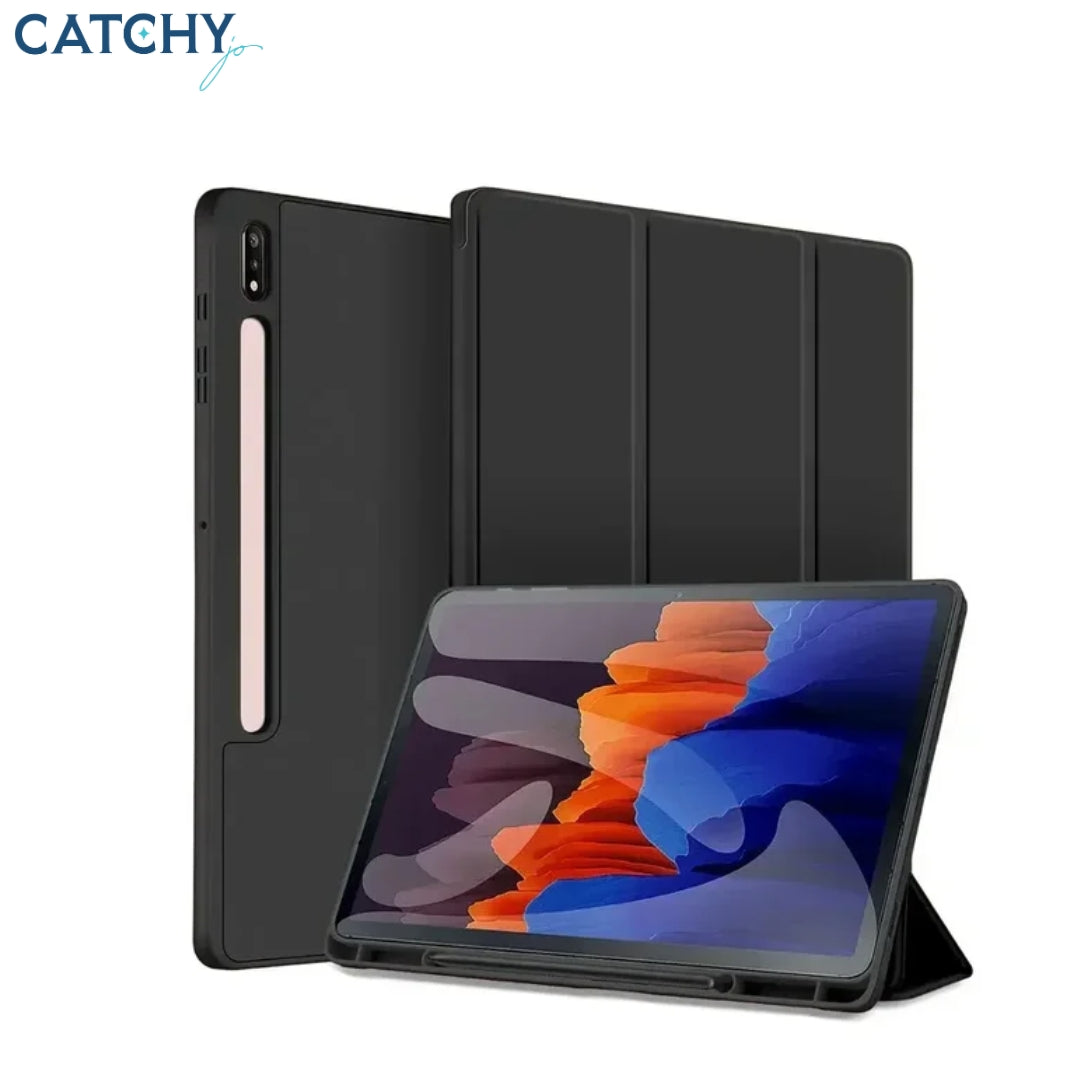 غطاء لجهاز Samsung Galaxy Tab مع حامل قلم