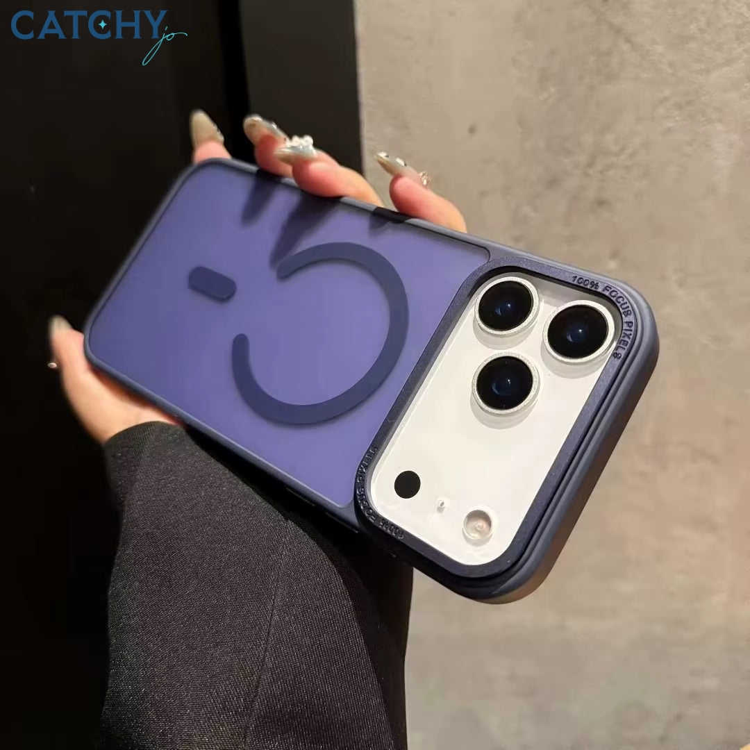 Acrylic Matte Magnetic Wireless Charge iPhone Case